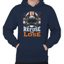 Men's Hoodie - Refuse to Lose Football Motivation