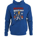 Funny Football Meme Men's Hoodie - Falls Out Balls Out