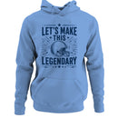 Football Helmet Men's Hoodie - Let's Make It Legendary