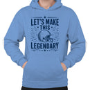 Football Helmet Men's Hoodie - Let's Make It Legendary