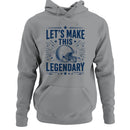 Football Helmet Men's Hoodie - Let's Make It Legendary