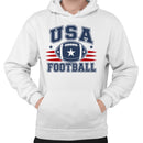 USA Football Star Emblem Men's Hoodie