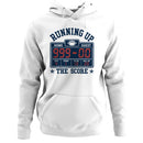 Men's Hoodie - Running Up The Score Football Scoreboard