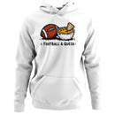 Men's Hoodie for Football & Queso Snack Lovers