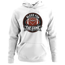 Men's Hoodie - Bleed For The Game Football Heart Emblem