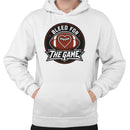 Men's Hoodie - Bleed For The Game Football Heart Emblem
