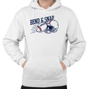 Men's Hoodie - Bend & Snap Football Helmet Illustration