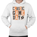 Game Day Football Block Design Men's Hoodie