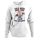 Off. Licensed Cold Beer Good Food Bad Offense Men's Hoodie