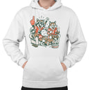 Funny Animals Watching Football Men's Hoodie