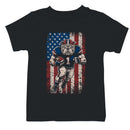 American Football Bulldog Number 1 Youth T-shirt