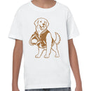 Football Dog Mascot Youth T-shirt