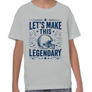 Let's Make This Legendary Football Helmet Youth T-shirt