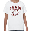 Youth's Ride Or Die Fan Club Football T-shirt