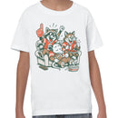 Funny Animals Watching Football Youth T-shirt