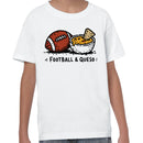 Youth's Football & Queso Snack Lovers T-shirt
