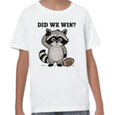 Funny Raccoon Football Meme Youth T-shirt