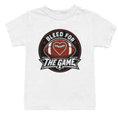 Bleed For The Game Football Heart Youth T-shirt