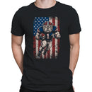 American Football Bulldog #1 USA Men's T-shirt