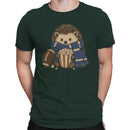 Hedgehog with Popcorn and Football Men's T-shirt