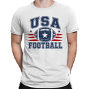 USA Football Star Emblem Men's T-shirt