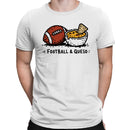 Men's T-shirt for Football & Queso Snack Lovers