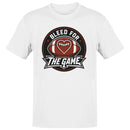 Bleed For The Game Football Heart Men's T-shirt
