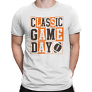 Game Day Football Block Design Men's T-shirt