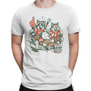 Funny Animals Watching Football Men's T-shirt