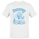 Touchdown Bulldog Football Mascot Men's T-shirt