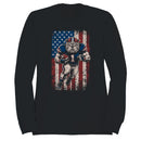 American Football Bulldog Number 1 Men's Sweatshirt