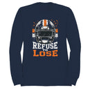 Men's Sweatshirt - Refuse to Lose Football Helmet