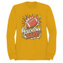 Men's Sweatshirt Touchdown Baby Football Quote