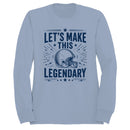 Men's Sweatshirt - Legendary Football Helmet Design