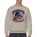Rise and Grind Game Day Football Men's Sweatshirt