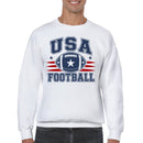 USA Football Star Emblem Men's Sweatshirt
