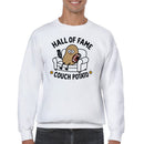 Men's Sweatshirt - Hall of Fame Couch Potato Humor