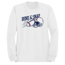 Men's Sweatshirt with Bend & Snap Football Helmet Art