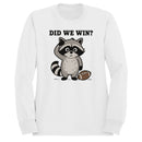 Did We Win Raccoon Football Meme Men's Sweatshirt