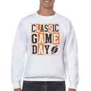 Game Day Football Block Design Men's Sweatshirt