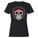 Sugar Skull Red Roses Women's T-shirt