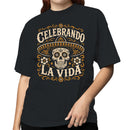 Celebrando La Vida Sugar Skull Women's T-shirt