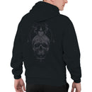 Men's Hoodie - Dripping Skull Candle Occult Art