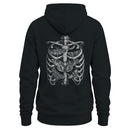 Men's Hoodie - Moth Skeleton Anatomy Illustration