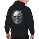 Skull with Spider Webs Men's Hoodie