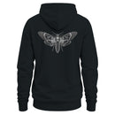 Men's Hoodie - Death's Head Hawkmoth Skull Illustration