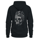 Spider on Skull Illustration Men's Hoodie