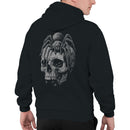 Spider on Skull Illustration Men's Hoodie