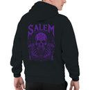 Men's Hoodie with Salem Occult Skull Illustration