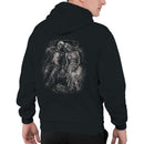 Skeleton Couple Love Illustration Men's Hoodie